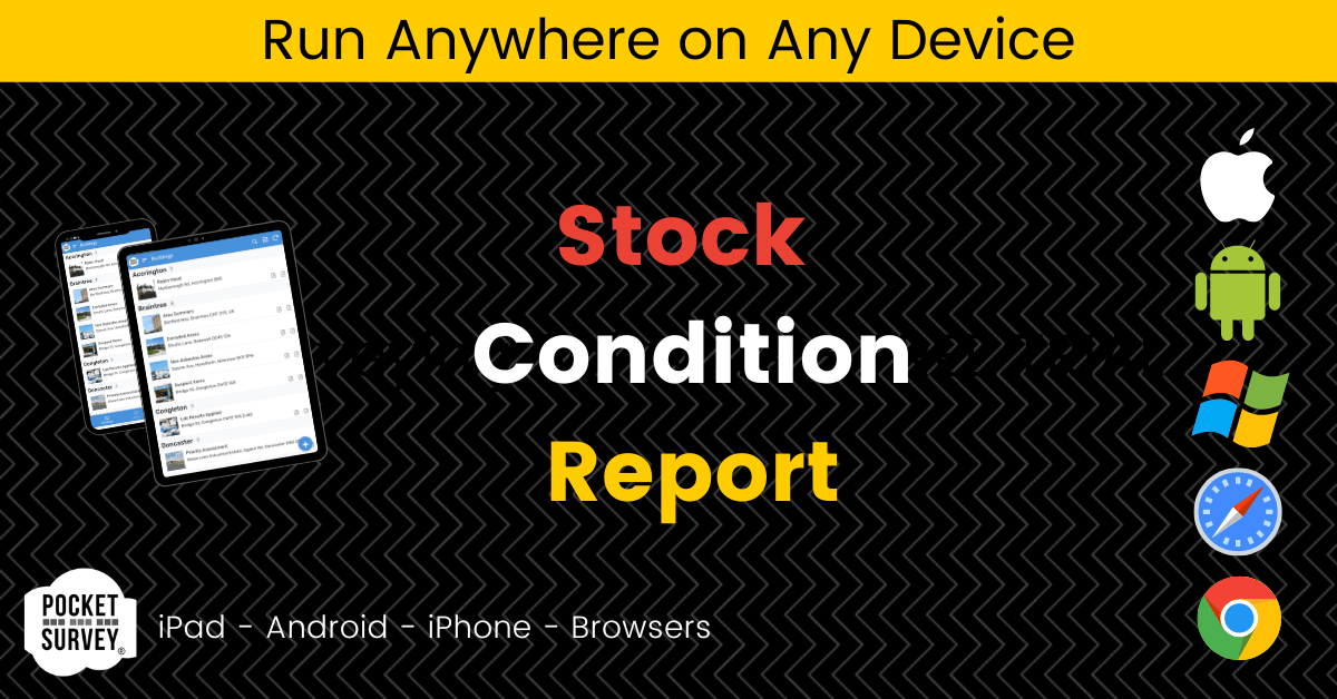 Run Anywhere Stock Condition Inspection Software